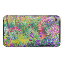 Le jardin d'iris au cool de Giverny Claude Monet,  Coques Barely There iPod
