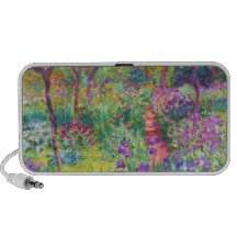Le jardin d'iris au cool de Giverny Claude Monet,  Mini Haut-parleurs