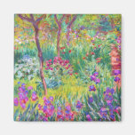Le jardin d'iris au cool de Giverny Claude Monet,  Aimant