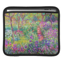 Le jardin d'iris au cool de Giverny Claude Monet,  Poches iPad