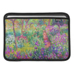 Le jardin d'iris au cool de Giverny Claude Monet,  Poches Pour Macbook Air