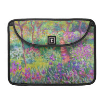 Le jardin d'iris au cool de Giverny Claude Monet,  Housse MacBook Pro
