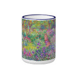 Le jardin d'iris au cool de Giverny Claude Monet,  Tasse