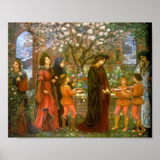 Le jardin enchanté de Messer Ansaldo, affiche