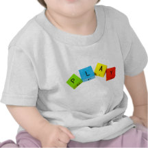 Le jeu bloque le T-shirt de bébé