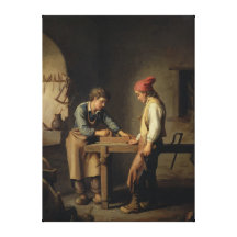 Le jeune apprenti, avant 1903 impression sur toile