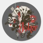 Le joker - diable de défenseur de la veuve et de l adhésif