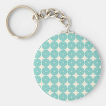Le joli bleu de turquoise turquoise d'Aqua entoure Porte-clef