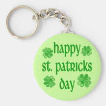 Le jour /2 de St Patrick heureux Porte-clefs