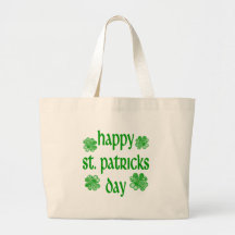 Le jour /2 de St Patrick heureux Sacs En Toile