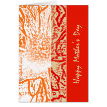 Le jour de mère carte de vœux