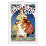 Le jour de mère de Nouveau d'art Cartes