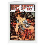 Le jour de mère de Nouveau d'art Cartes De Vœux