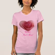 Le jour de mère de rose de rose t-shirts