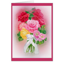 Le jour de mère fleurit la carte