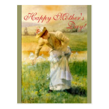 Le jour de mère heureux ! carte postale
