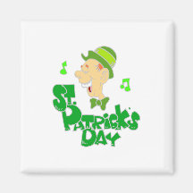 Le jour de St Patrick Aimants Pour Réfrigérateur