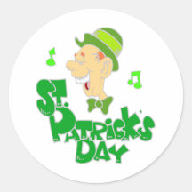 Le jour de St Patrick Autocollant