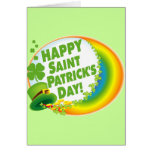 Le jour de St Patrick heureux ! Carte De Vœux