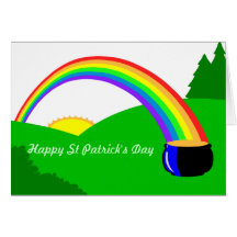 Le jour de St Patrick heureux Cartes