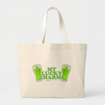 Le jour de St Patrick mes charmes chanceux Sacs En Toile