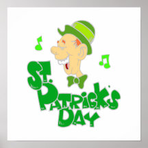 Le jour de St Patrick Posters