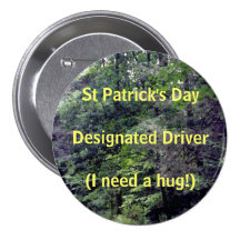 Le JOUR de St Patrick - un bouton de conducteur in Pin's