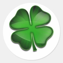 Le jour de St Patrick zim Autocollants
