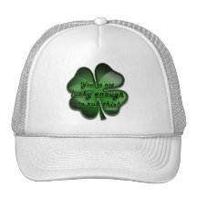 Le jour de St Patrick zim, noir assez non chanceux Casquettes