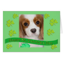 Le jour du Roi Charles de St Patrick cavalier d'ép Carte De Vœux