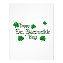 Le jour heureux de Patrick de saint Invitations