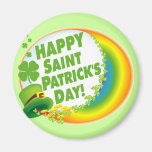 Le jour heureux de Patrick de saint ! Magnets Pour Réfrigérateur
