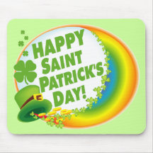 Le jour heureux de Patrick de saint ! Tapis De Souris