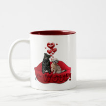 Le jour le plus doux - vous m'avez eu chez Woof ! Tasses À Café