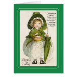 Le jour vintage de St Patrick Cartes De Vœux