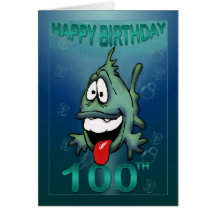 Le joyeux anniversaire vieillit anniversaire de po carte de vœux