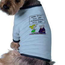 Le juge devient de jugement avec l'épouse tee-shirt pour toutou