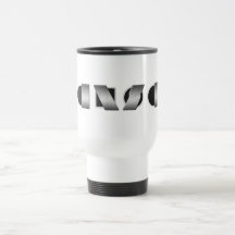 Le KANSAS (noir et blanc) Tasse À Café