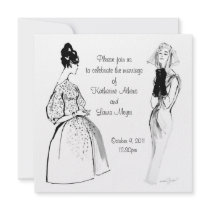 Le Katharine aime le faire-part de mariage de Laur invitations