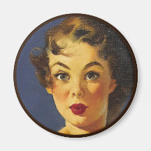 Le kitsch BItsch : Portraits Pin- Magnets Pour Réfrigérateur