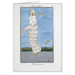 Le KRW costume la carte vierge de note de Parisien