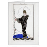 Le KRW costume la carte vierge de note de Parisien