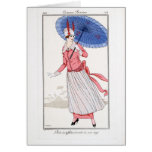 Le KRW costume la carte vierge de note de Parisien