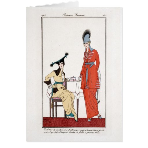 Le KRW costume la carte vierge de note de Parisien