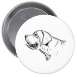 LE LABRADOR BADGE AVEC ÉPINGLE