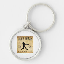 Le lac 1896 fraise le base-ball du Wisconsin Porte-clé