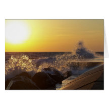 Le lac Michigan Cartes De Vœux