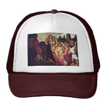 Le Lapidation de St Stephen. Par Rembrandt Casquette De Camionneur
