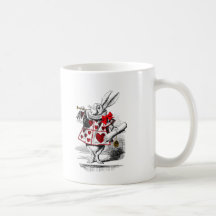 Le lapin blanc mug à café