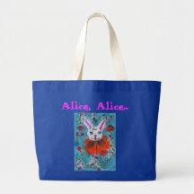Le lapin d'Alice aux pays des merveilles Sac En Toile